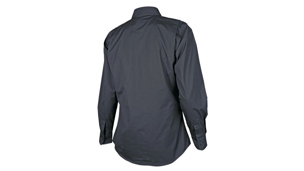 Tru-Spec 24-7 Series Long Sleeve Dress Shirt, Black, Small Regular, 1424003