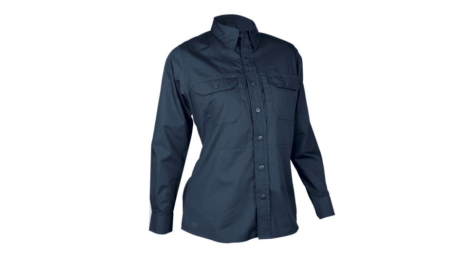 Tru-Spec 24-7 Series Long Sleeve Dress Shirt, Navy, Medium Regular, 1426004
