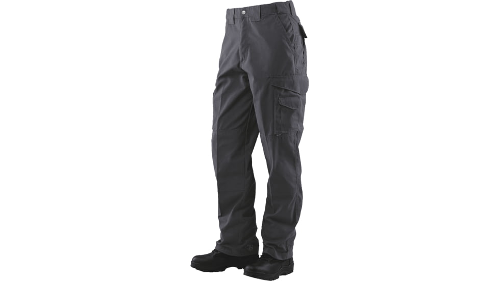 TRU-SPEC 24-7 Series Tactical Teflon Pants - Mens, PolyCotton Ripstop, Charcoal, Waist 28 in, Inseam 32 in, 1079002