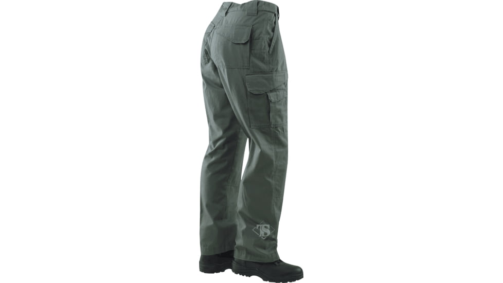 TRU-SPEC 24-7 Series Tactical Teflon Pants - Mens, PolyCotton Ripstop, Olive Drab, Waist 28 in, Inseam 32 in, 1064002