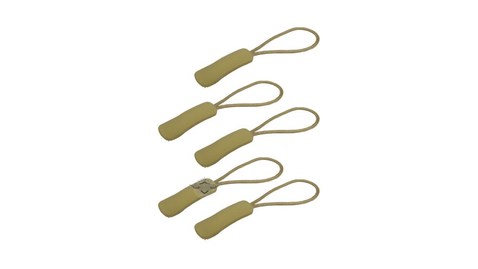 5ive Star Gear 5S Insert Zipper Pulls Nylon, Khaki, N/A 6169000