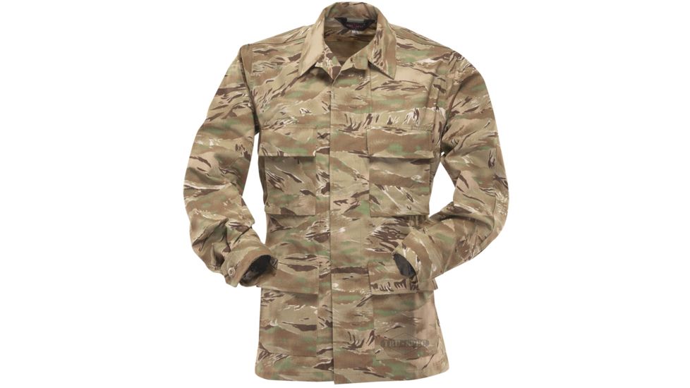 Tru-Spec All Terrain Tiger Stripe BDU Jacket NYCO R/S BDU, 4XL Reg. 1218009