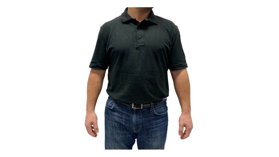 TRU-SPEC Basic Blend Polo Shirt, Black