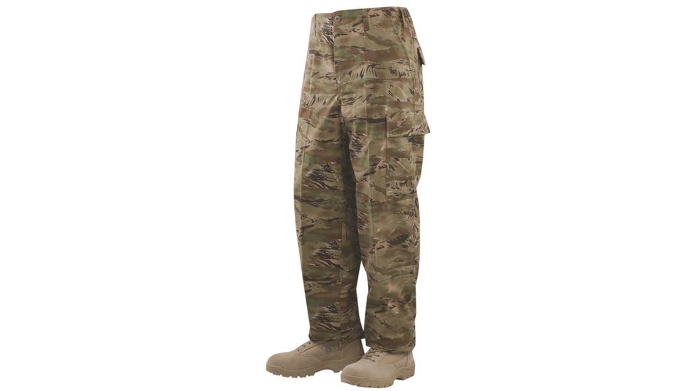 Tru-Spec BDU Pants, NYCO R/S BDU, All Terrain Tiger Stripe, Extra Small Regular 1219002