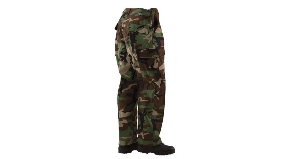 TRU-SPEC BDU Pants, Cotton Ripstop - Men's, Woodland Camo, Waist 56-58 in, Regular, 1505010