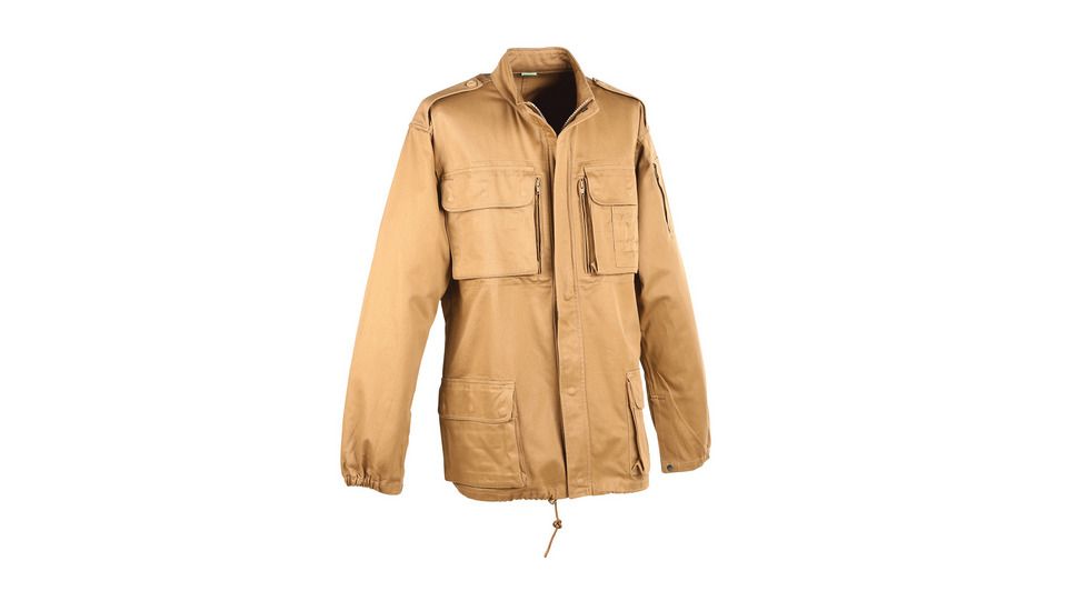 Tru-Spec CCW Concealed Carry Field Jacket 100% Cotton Canvas, Coyote, Large Regular 1209005