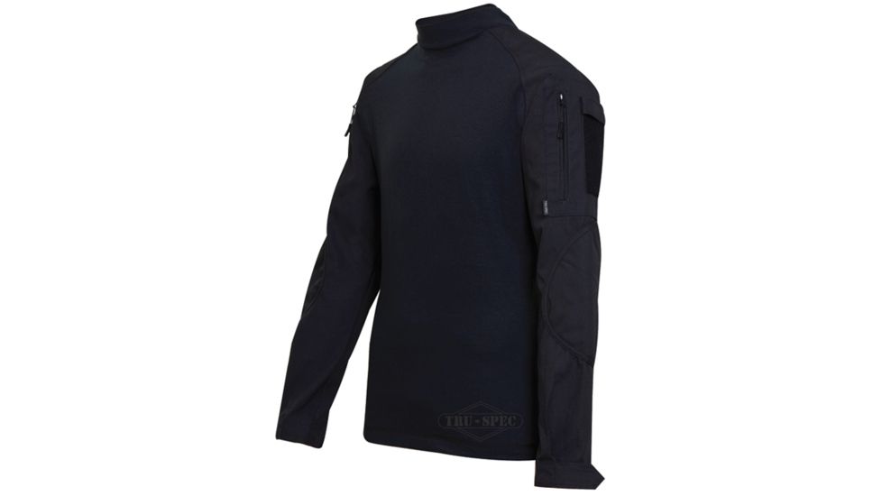 Tru-Spec Combat Tru Shirt Black P/C Rip Stop, Ml 2552024