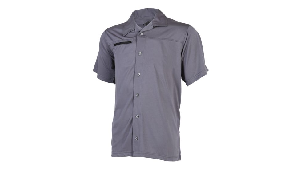 TRU-SPEC Eco Tec Camp Shirt - Mens, Steel Grey, 4XL, Regular, 1457009
