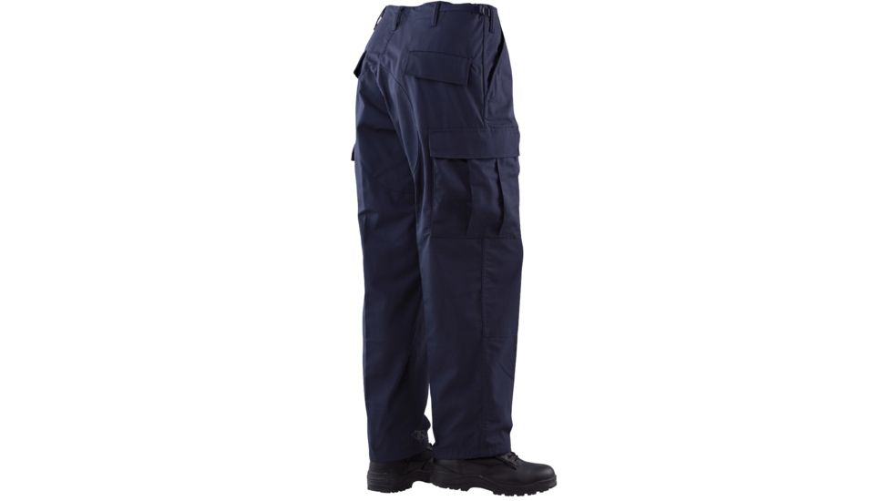 Tru-Spec Gen 1 Police Pants, 65/35 Poly/Co Rip, Navy, Medium, Regular 1996004