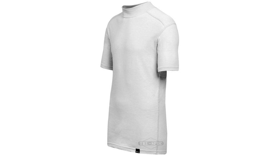 Tru-Spec Mock T Shirt WH BASELAYER Short Sleeve,Medium Reg. 2732004