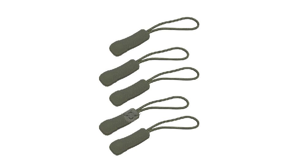 Olive Drab 5S Insert Zipper Pulls Nylon