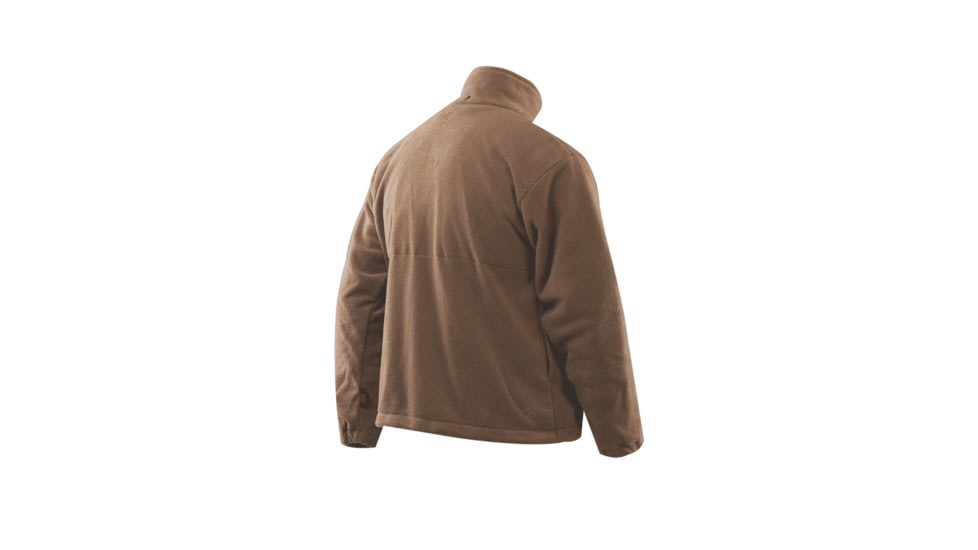 TRU-SPEC Polar Fleece Jacket - Mens, Coyote, 2XLL, 2436027