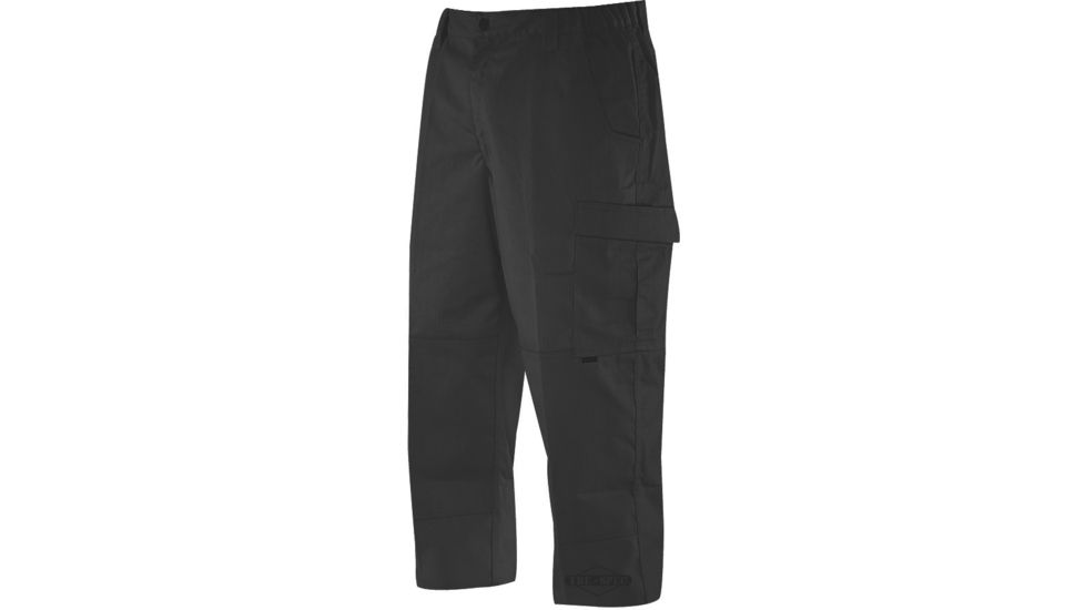 Tru-Spec Simply Tactical Black Poly Cotton Rip Stop with Cargo Pocket, W:32 L:32 1024004