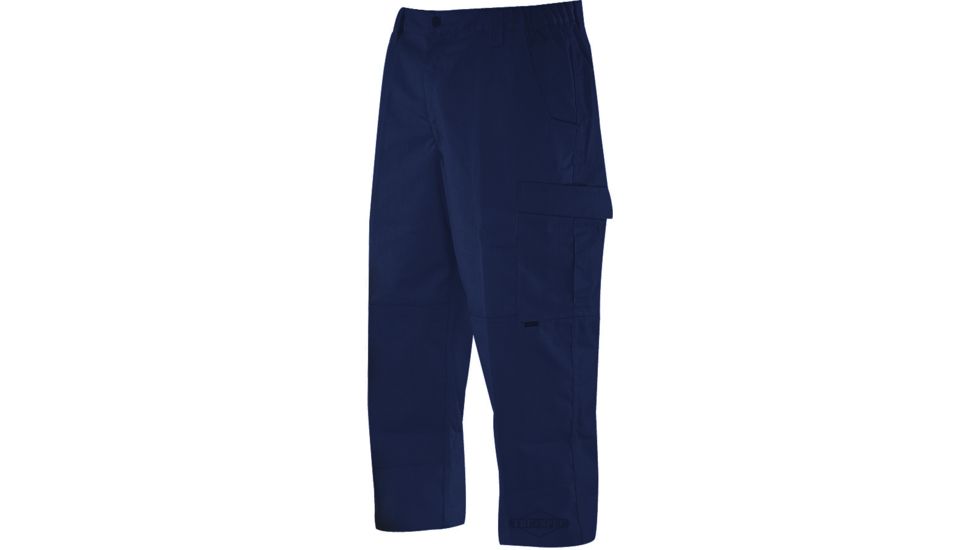 Tru-Spec Simply Tactical Navy Poly Cotton Rip Stop with Cargo Pocket, W:32 L:32 1025004