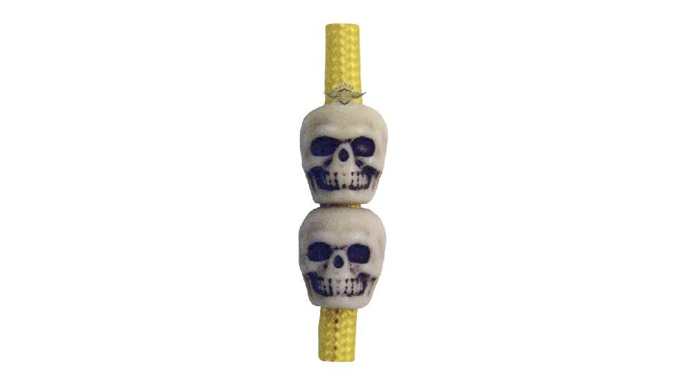 SKULL BEADS, ANTIQUE IVORY 50 Pack