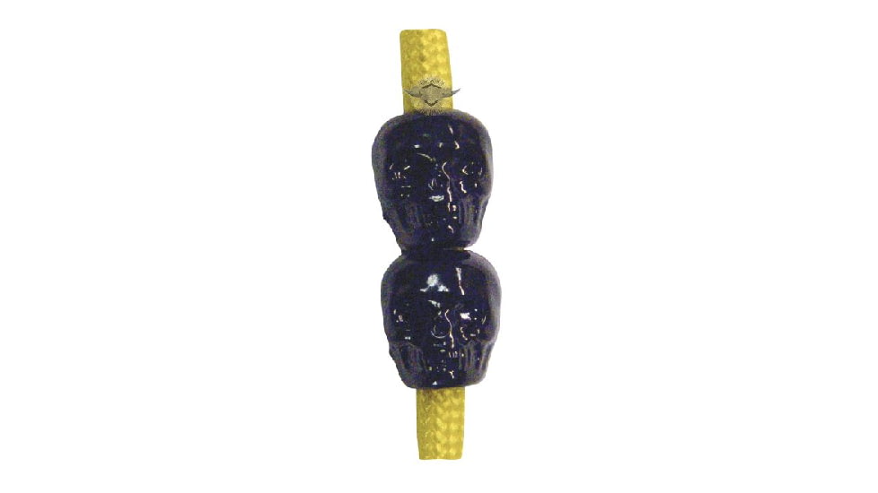 SKULL BEADS, BLK