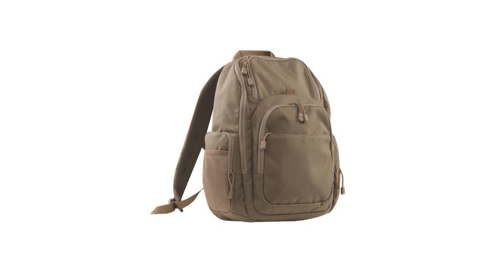 Tru-Spec Stealth Backpack,17.5x8.5x16in,Coyote 4805000
