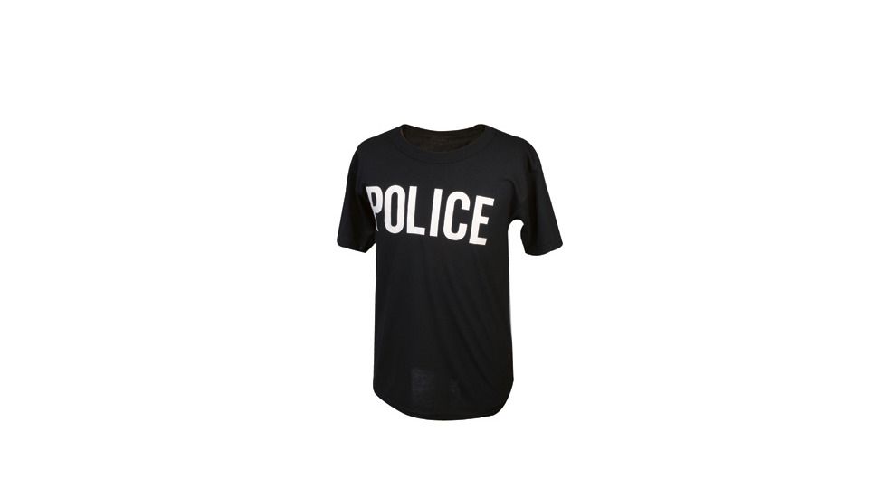 Tru-Spec T-shirt, Black Police, 3xl - 4307008