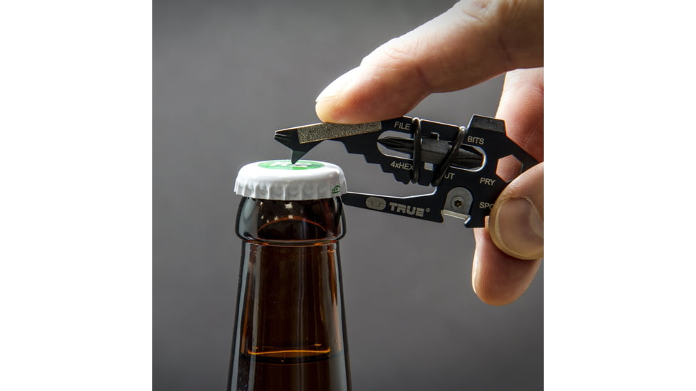 TRUE 18-in-1 Fishface Pocket Multi-Tool, Black, TRU-TOL-0028