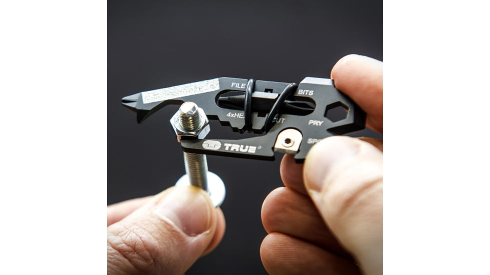 TRUE 18-in-1 Fishface Pocket Multi-Tool, Black, TRU-TOL-0028