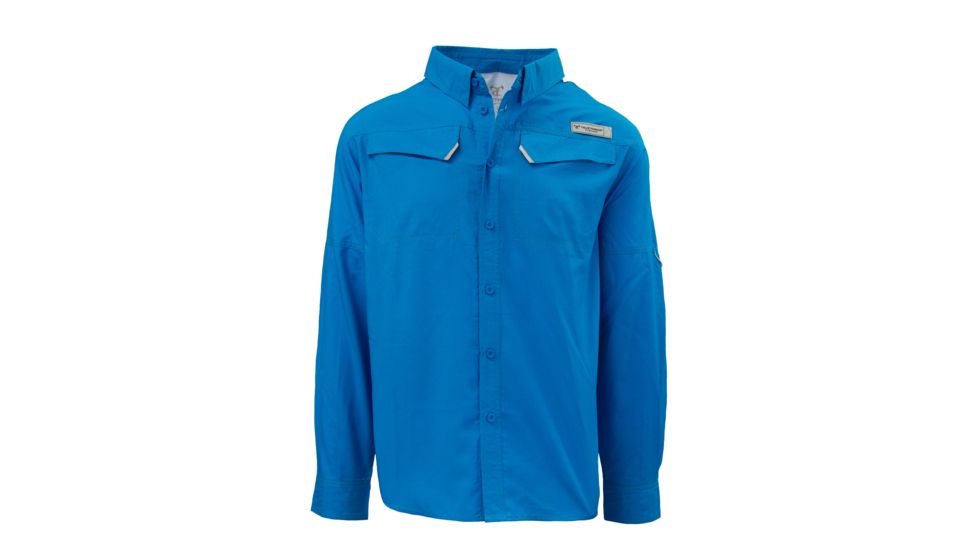 TrueTimber BakStaye Long Sleeve Shirt - Mens, Dresden Blue/Cool Gray, Medium, 0600-DB/CG-M