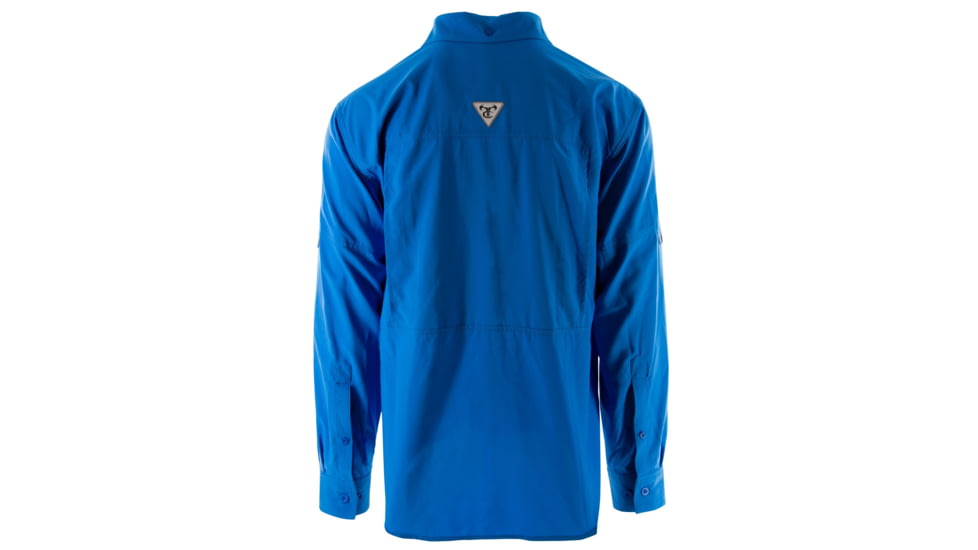 TrueTimber Bakstaye Long Sleeve Shirt - Mens, Strong Blue/Drizzle, Extra Large, 841985136106