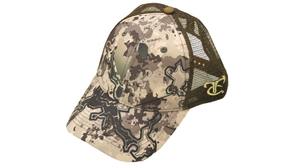 TrueTimber Blank Hat w/ Black Mesh Snap Back, Viper Western, One Size, 0269