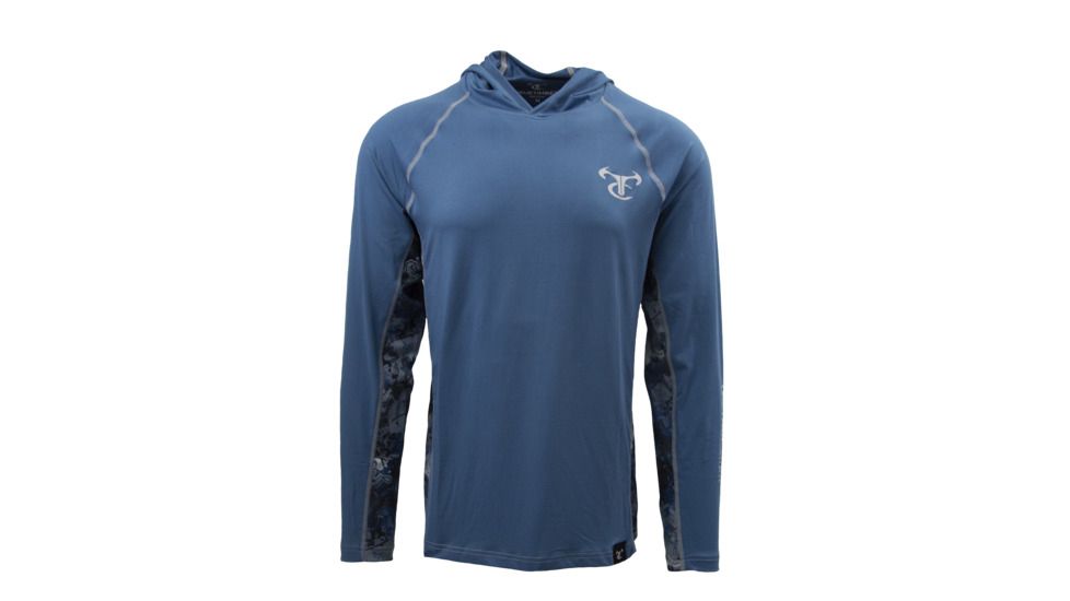 TrueTimber LeMoyne Hoodie - Mens, Stellar/Viper Aqua, Medium, 0666-Stellar/Viper Aqua - M