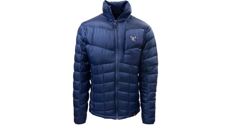 TrueTimber Lightweight Packable Down Jacket Without Hood - Mens, Navy, Medium, 0425-M