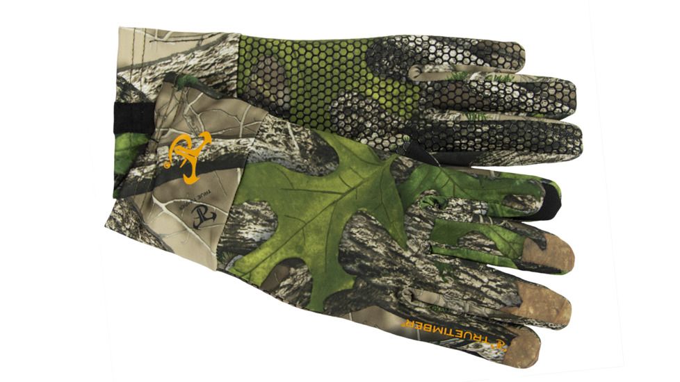 TrueTimber Lightweight Touchscreen Gloves - Mens, HTC Green, Medium, 0350-M
