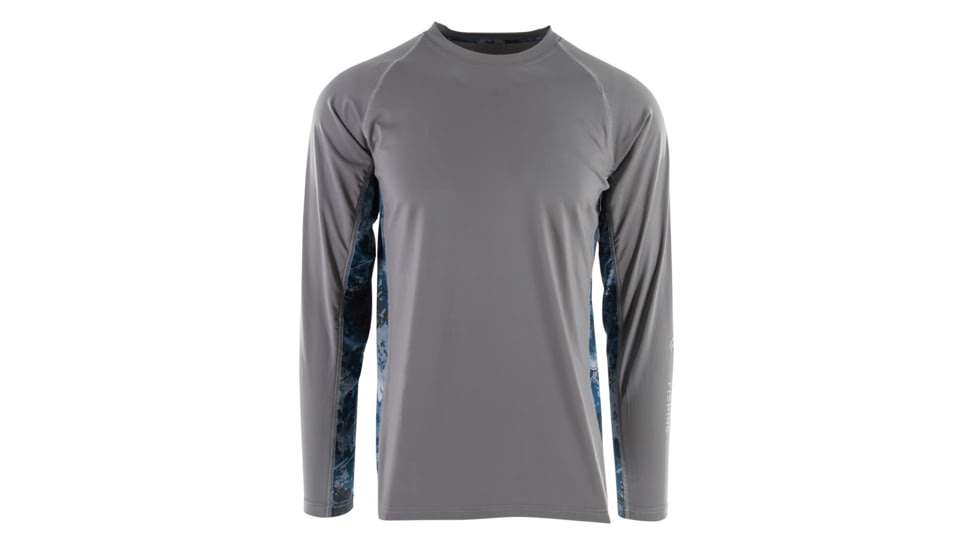 TrueTimber Mirror Lake Chiller Long Sleeve - Mens, December Sky/Viper Aqua, Large, 841985160828