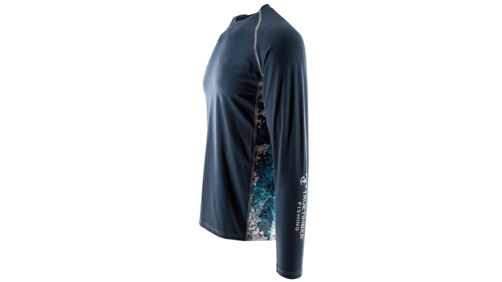 TrueTimber Mirror Lake Chiller Long Sleeve - Mens, Steel Blue/Rift, 2XL, 841985160880