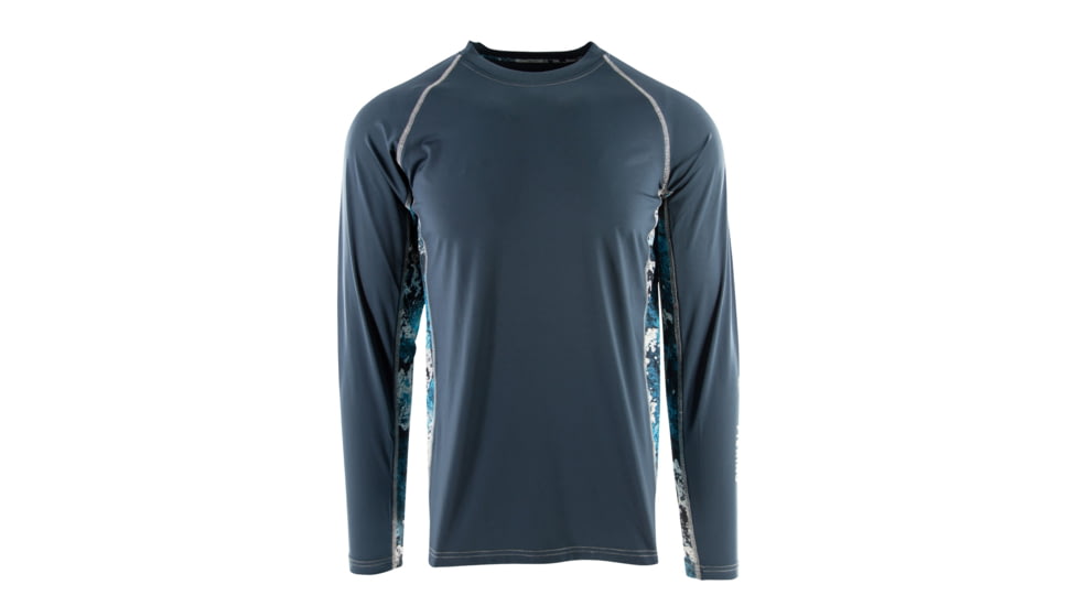 TrueTimber Mirror Lake Chiller Long Sleeve - Mens, Steel Blue/Rift, 2XL, 841985160880