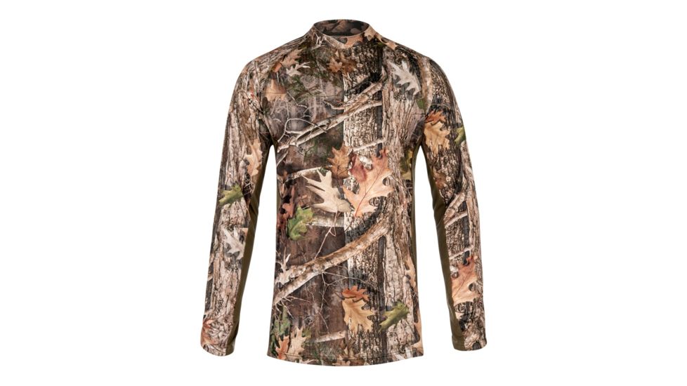 TrueTimber Pulse SilverTec Light Weight Long Sleeve Crew - Mens, Kanati, Medium 0009-M