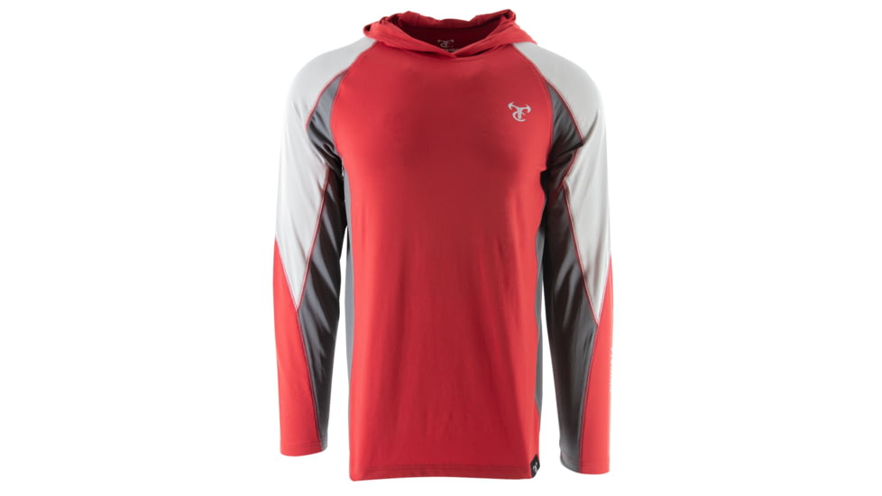 TrueTimber ShellDrop Hoodie - Mens, Red Hot/Cool Grey/Vapor Blue, 3XL, 841985162488