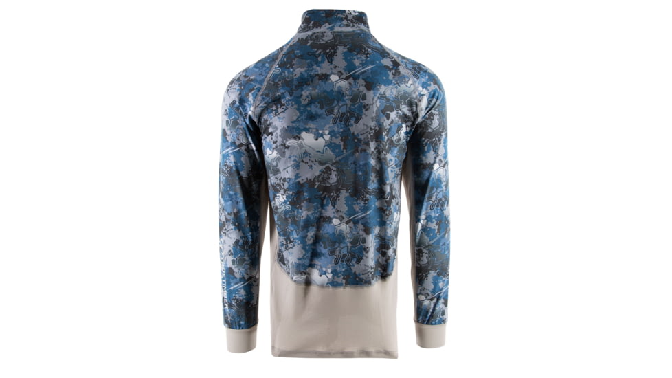 TrueTimber Syspend Chiller 1/4 Zip - Mens, Viper Aqua/Drizzle, Large, 841985160941