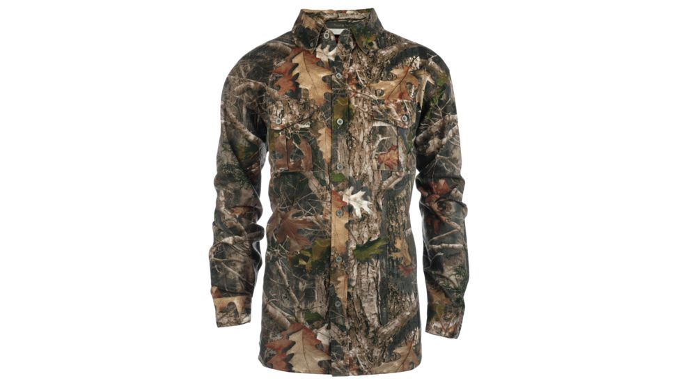 TrueTimber Twill Button Up Shirt - Mens, Kanati, Small, TT146-S