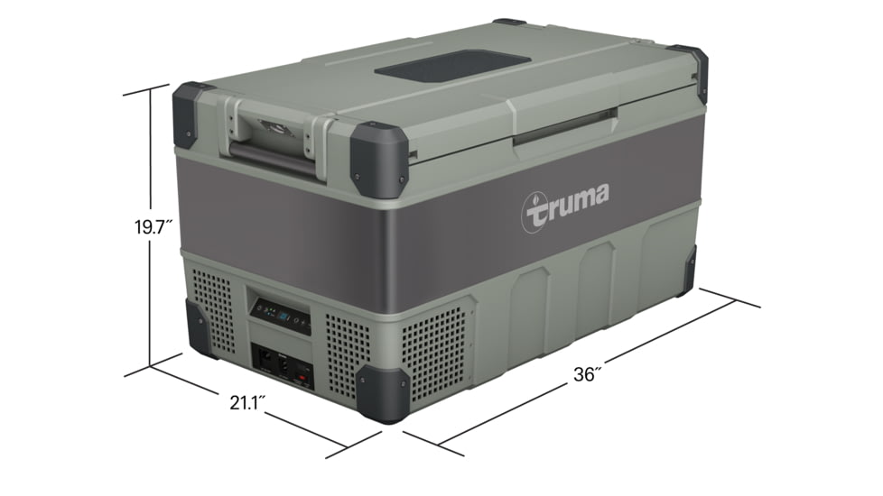 Truma Cooler C105 Single Zone Portable Fridge/Freezer, Earth Green, 105 liter, 45005-06