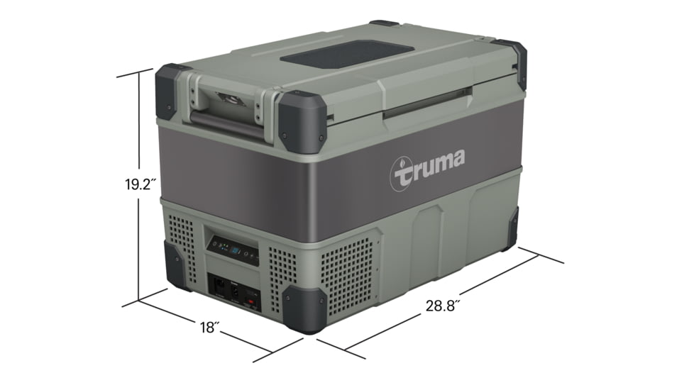 Truma Cooler C60 Single Zone Portable Fridge/Freezer, Earth Green, 60 liter, 45005-04