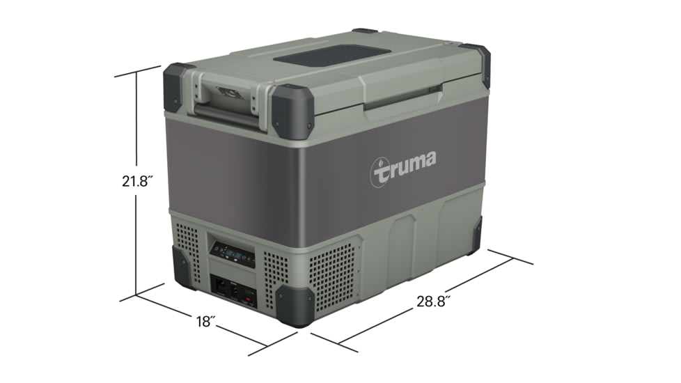 Truma Cooler C69 Dual Zone Portable Fridge/Freezer, Earth Green, 69 liter, 45105-01