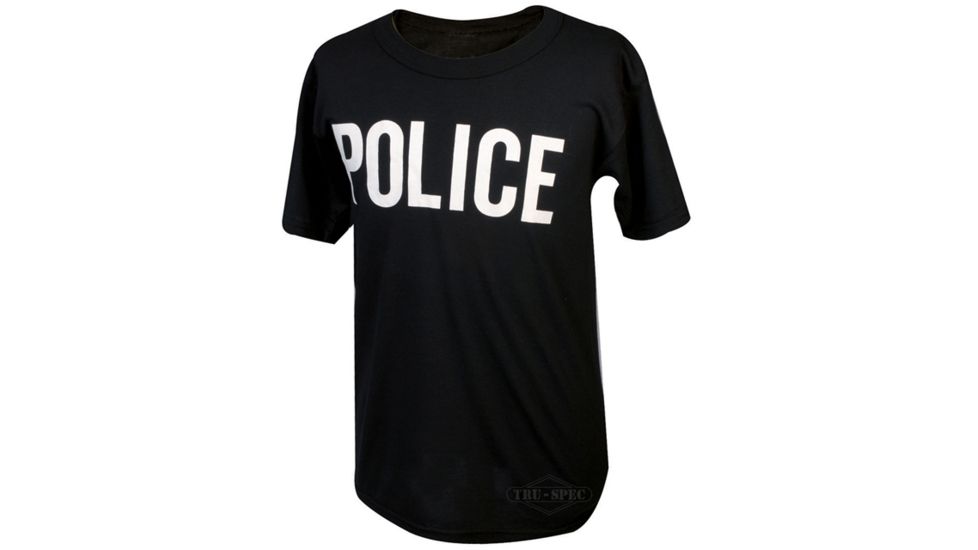 Tru-Spec T-Shirt, Black Police, S 4307003