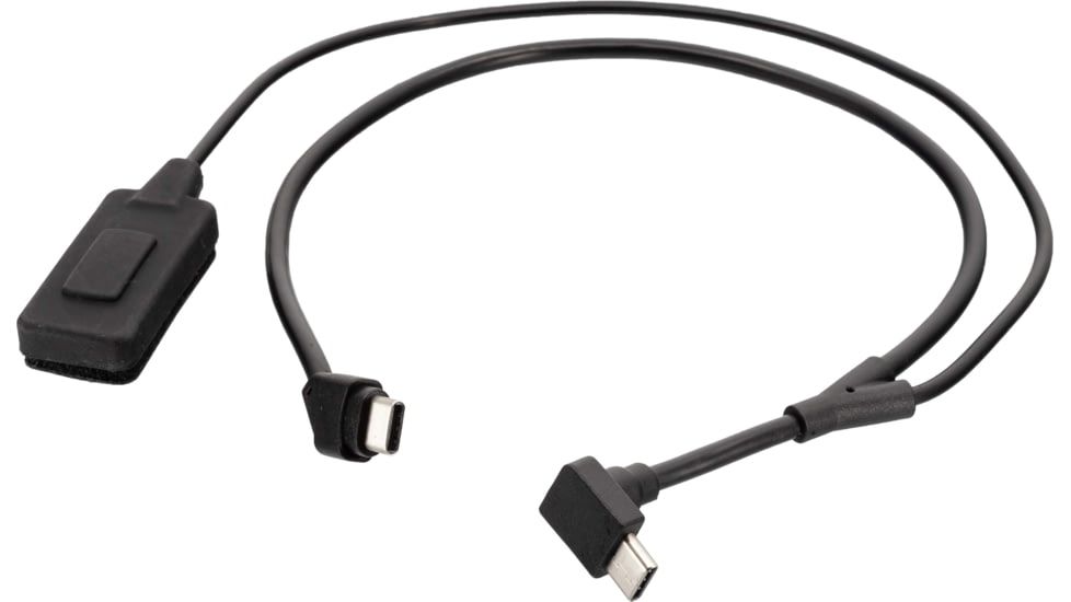 TRYBE Optics DiMA1000 Rangefinder &amp; L.E.O. Smart Rifle Scope Remote Switch &amp; Internal Display USB-C Cable, Black, TROLRFIDC