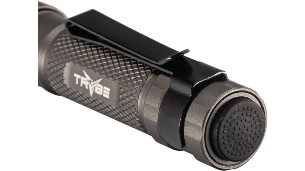 TRYBE Optics Micro Lithium Ion 350 Lumen Rechargeable Handheld Flashlight, Gray, MICRO1K-GRY