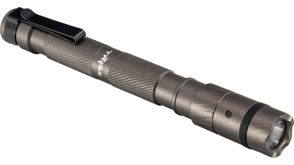 TRYBE Optics Mini Lithium Ion 500 Lumen Rechargeable Handheld Flashlight, Gray, MINI1K-GRY