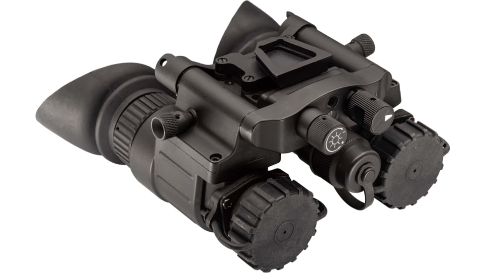 TRYBE Optics NVG-50 Dual 1x White Phosphor Tube Night Vision Goggle, Gen 3, Black, NVG50W