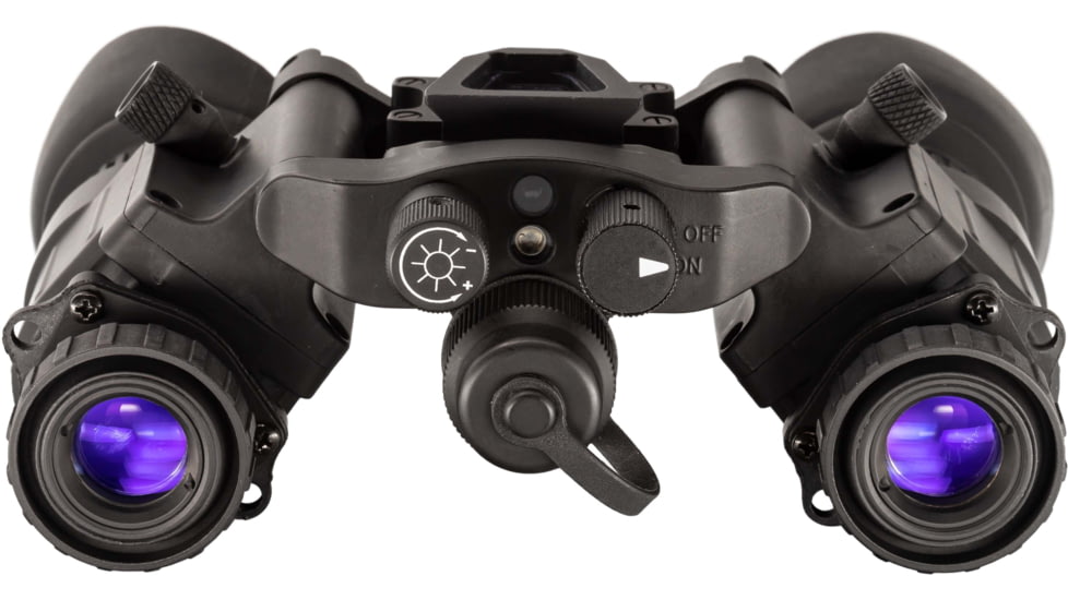 TRYBE Optics NVG-50 Dual 1x White Phosphor Tube Night Vision Goggle, Gen 3, Black, NVG50W