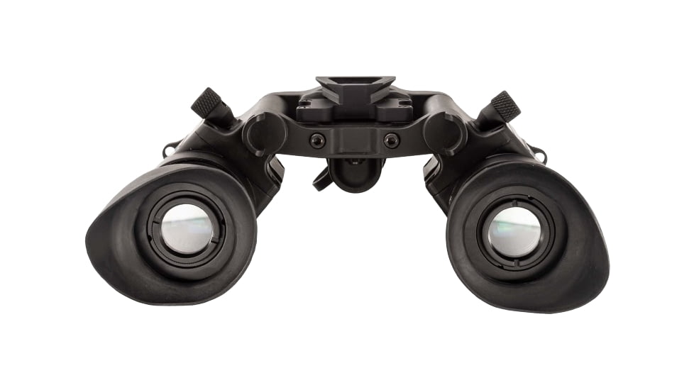 TRYBE Optics NVG-50 Dual 1x19mm White Phosphor Tube Night Vision Goggle, Gen 3, Min 1600+ FOM, 64-72 lp/mm, Black, TRYBENVG50W