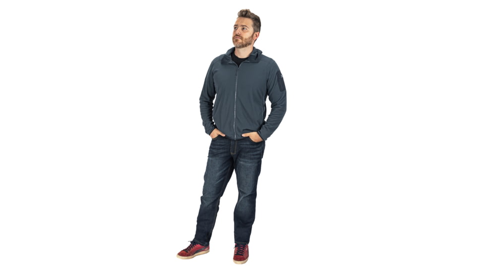 TRYBE Tactical All Purpose Denim Jean - Men's, Slim Fit, Blue/Medium wash, 40-34, TACJNSLMMD-40-34