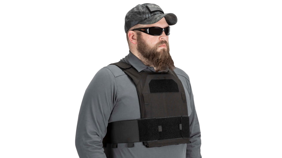TRYBE Tactical Covert Plate Carrier, Black, CPC-BL