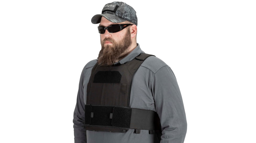TRYBE Tactical Covert Plate Carrier, Black, CPC-BL